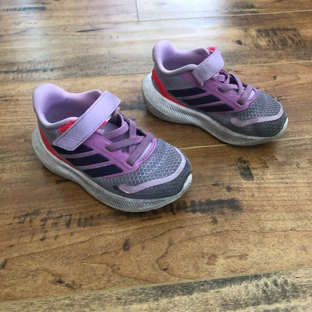 Adidas Infant Toddler Girls' Runfalcon 5 Sneaker Size US 7 - Picture 4 of 10